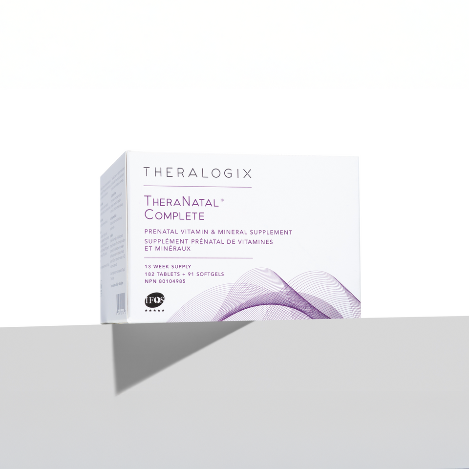OB-GYN recommended TheraNatal Complete for the most comprehensive formula for women during pregnancy.