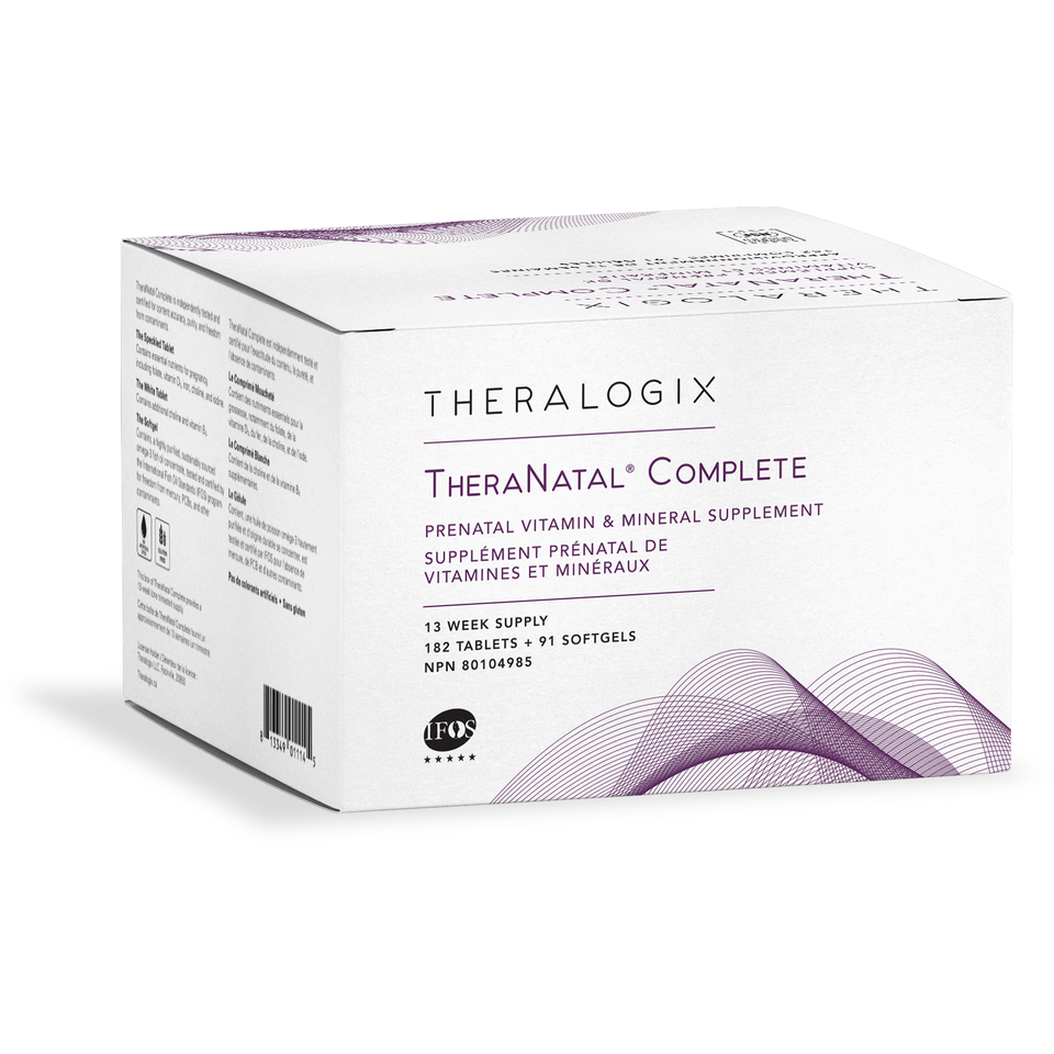 Physician recommended TheraNatal Complete supports a healthy pregnancy and your baby's brain development*.