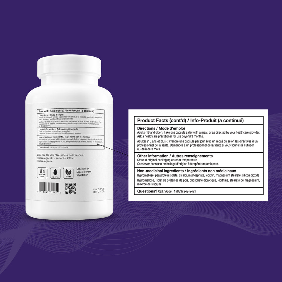 Helps maintain healthy blood sugar and lipid levels, including cholesterol and triglycerides. 