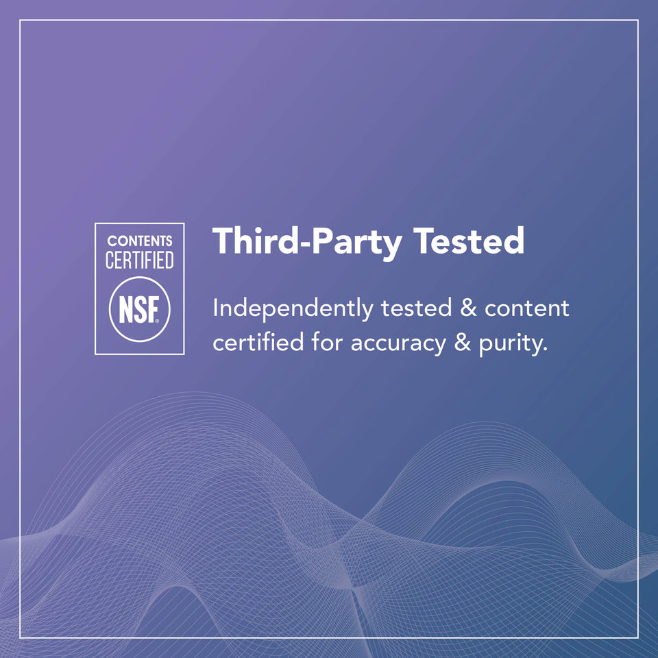 Independently tested & content certified.