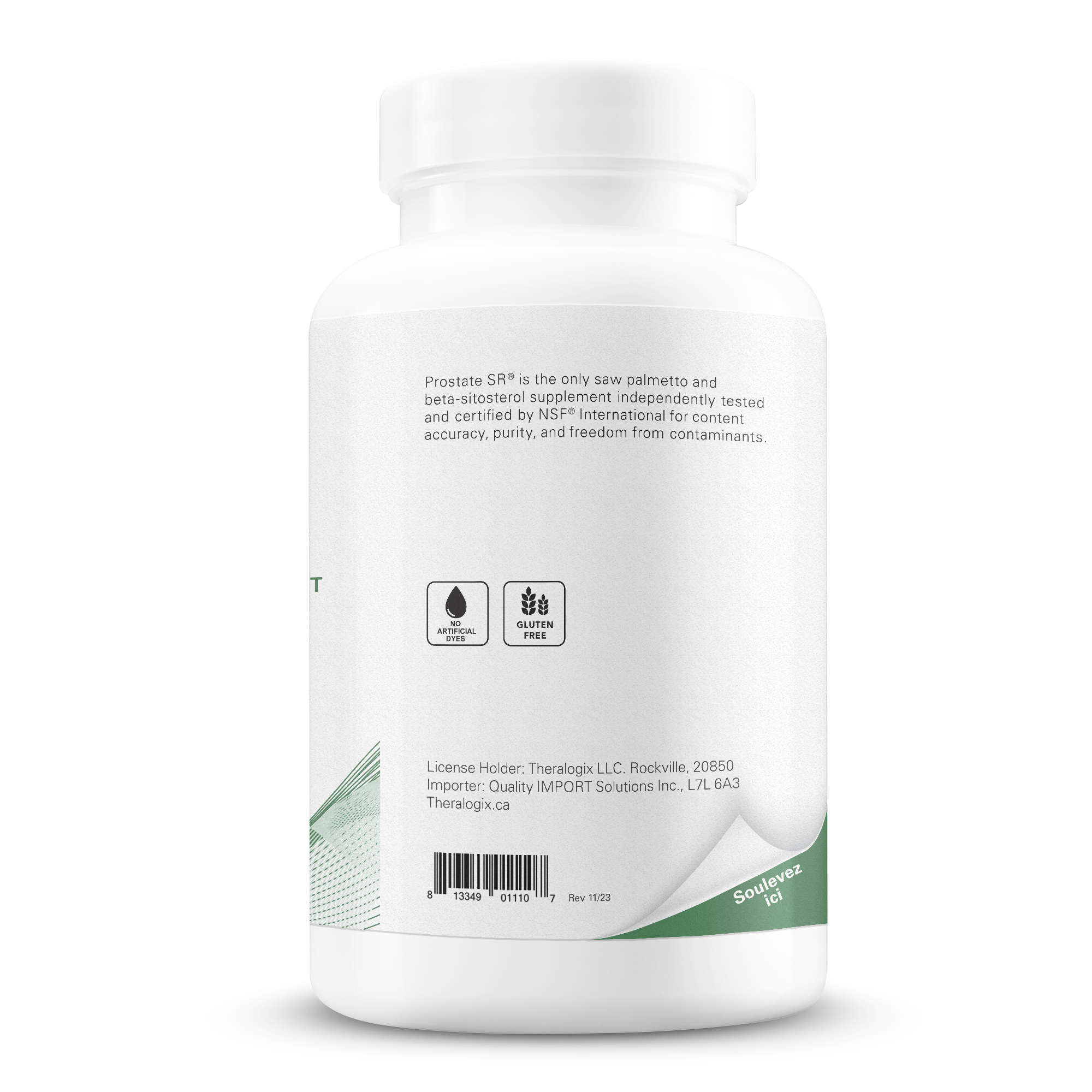 Prostate SR Saw Palmetto Extract | Theralogix l NSF® Certified ...